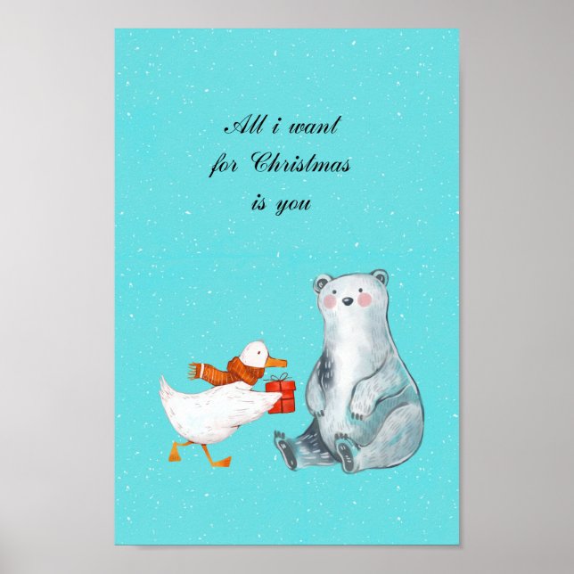 Poster Tout ce que je veux pour Noël, c'est toi (Devant)