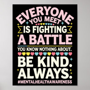 Poster Tout Ce Que Vous Rencontrez Combat Un Combat Menta