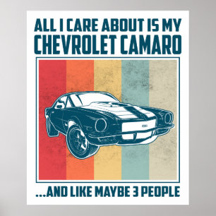 Poster Tout ce qui compte pour moi est ma Pontiac Gto et