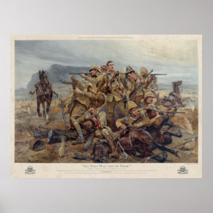 Poster "Tout ce qui restait d'eux" Modderfontein, 1902