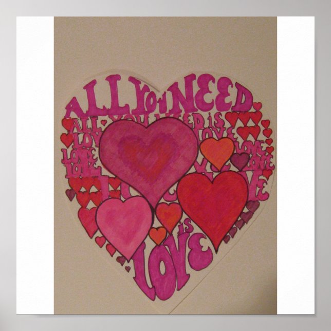 Poster Tout ce qu'il vous faut, c'est l'amour ! (Devant)