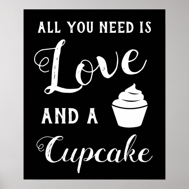 Poster Tout ce qu'il vous faut, c'est l'amour et le plate (Devant)