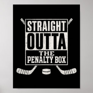Poster Tout droit sorti du joueur de hockey sur glace de