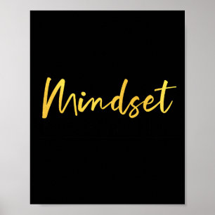 Poster Tout est état d'esprit Citation Inspirante Motivat