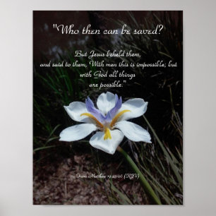 Poster Tout est possible avec Dieu