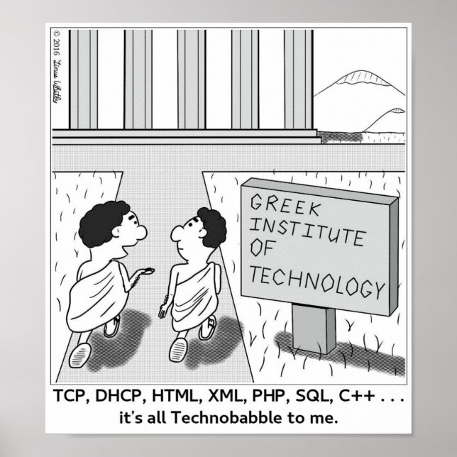 Poster Tout est Technobabble pour moi (Devant)