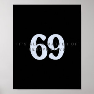 Poster Tout est une perspective 4