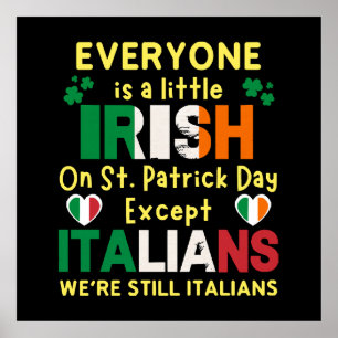 Poster Tout le monde est un peu irlandais à la Saint-Patr