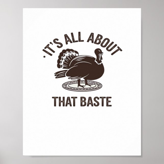 Poster Tout Sur Ce Baste Noël tendance (Devant)