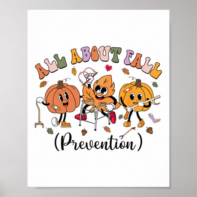 Poster Tout sur la prévention de l'automne Thanksgiving A (Devant)