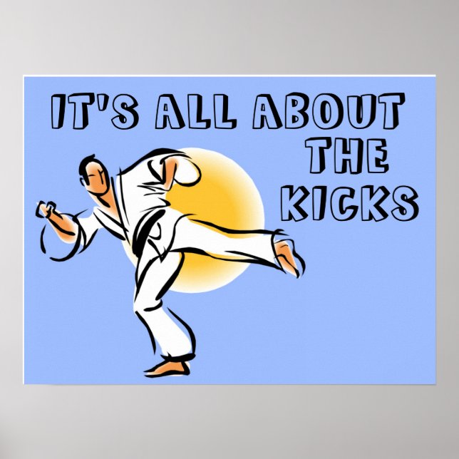 Poster Tout sur l'affiche Kicks Martial Arts (Devant)