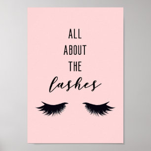Poster Tout sur les coups de fouet. Citation de fille. Un