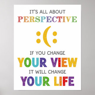 Poster Tout sur Perspective Classe Motivational Poste