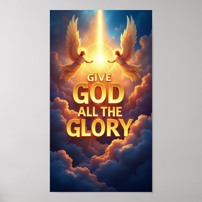 Poster Toute gloire à Dieu (Devant)