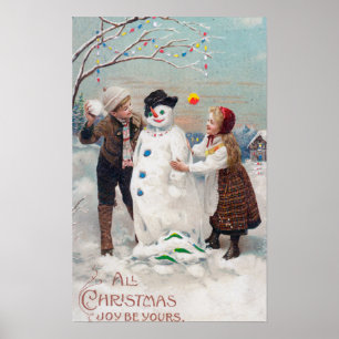 Poster Toute Joie de Noël Sois à toi
