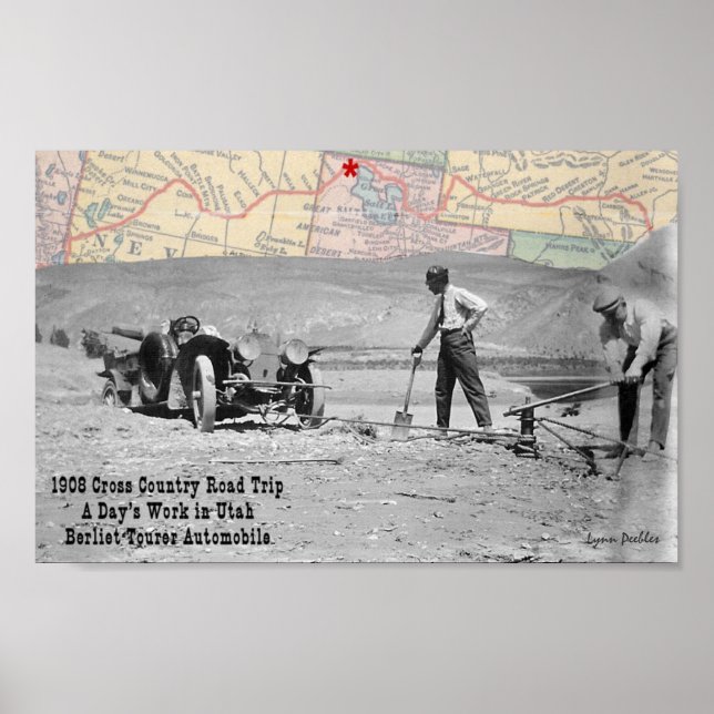 Poster Toute la journée Utah 1908 Road Trip (Devant)