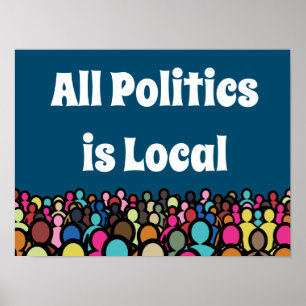 Poster Toute politique est locale 2024