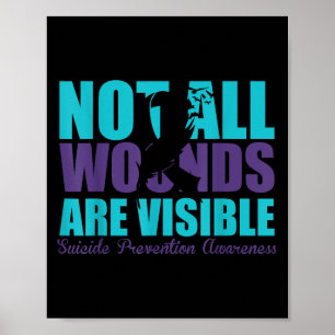 Poster Toutes les blessures ne sont pas visibles Sensibil