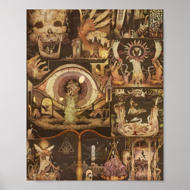 Poster Toutes Les Fertions Vildhjarta Masstaden Sous Vatt (Devant)