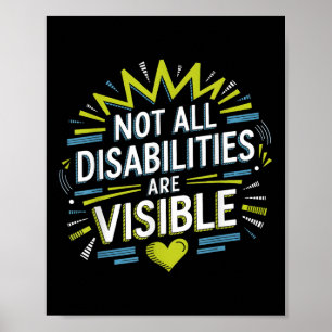 Poster Toutes les handicaps ne sont pas visibles Cool Han