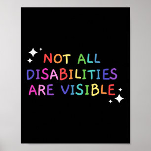 Poster Toutes Les Personnes Handicapées Ne Sont Pas Visib