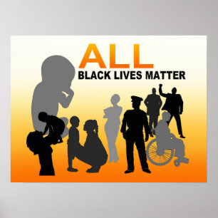 Poster Toutes les vies noires comptent