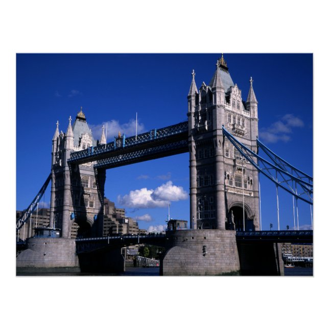Poster Tower Bridge dans les années 90 (Devant)