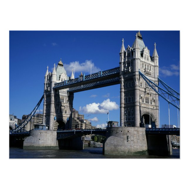 Poster Tower Bridge dans les années 90 (Devant)