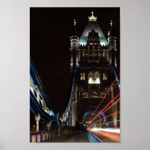 Poster Tower Bridge Lights Londres Royaume-Uni Europe