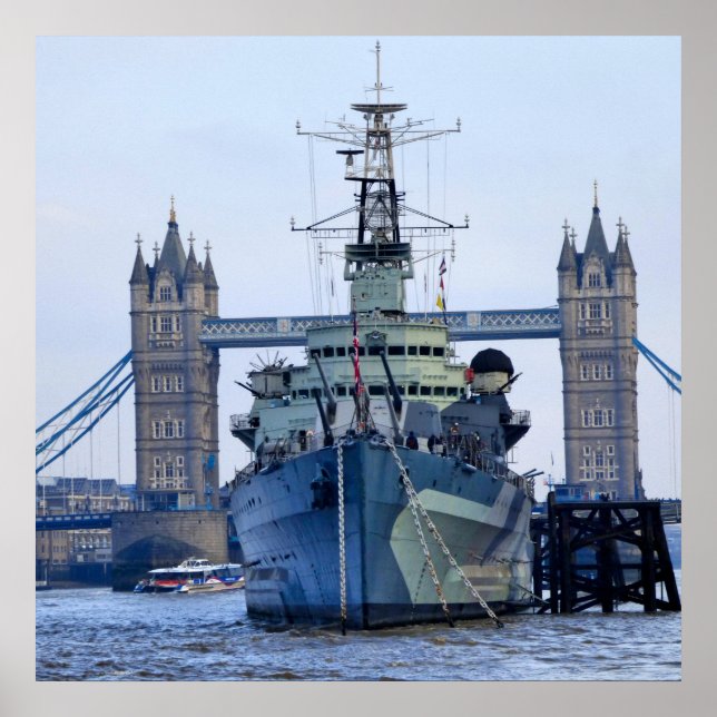 Poster Tower Bridge Londres. (Devant)