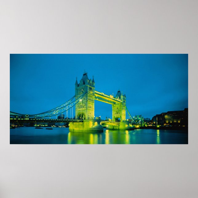 Poster Tower Bridge, Londres, Angleterre 3 (Devant)