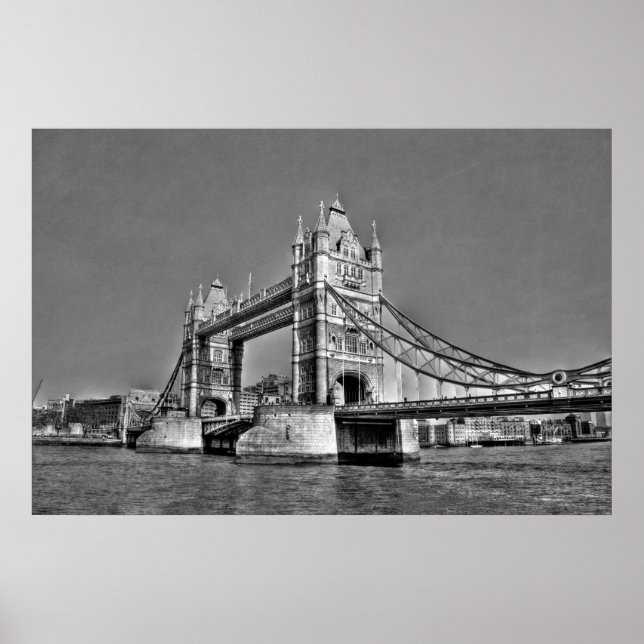 Poster Tower Bridge - Londres UK (Devant)
