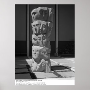 Poster Tower of Masks, UCLA, 1966