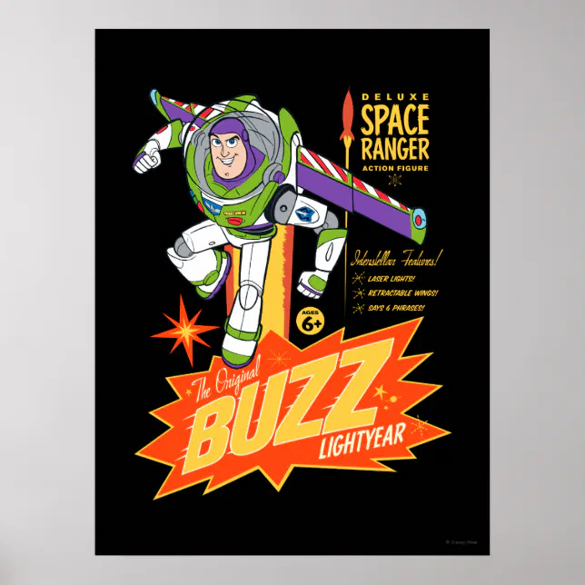 Poster Toy Story 4 | Buzz Lightyear Action Figure Ad | Zazzle.ca