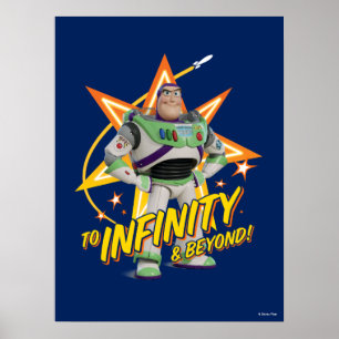 Poster Toy Story 4  Buzz "Vers l'infini et au-delà" Etoil