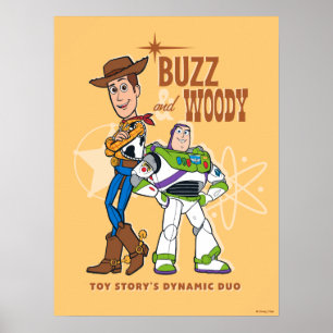 Poster Toy Story 4 Buzz & Woody "Dynamic Duo"
