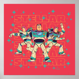 Poster Toy Story Buzz Lightyear "STELLAIRE"