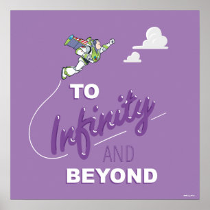 Poster Toy Story Buzz Vol "À L'Infini Et Au-Delà"