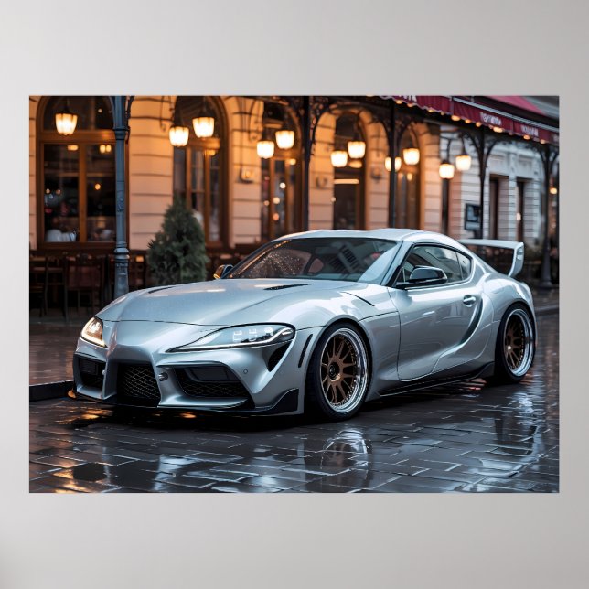 Poster Toyota Supra (Devant)