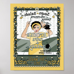 Poster Tracer la ligne C_8x10