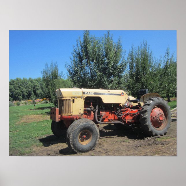 Poster Tracteur Coque des années 1960 (Devant)