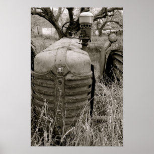 Poster Tracteur de ferme d'Oliver