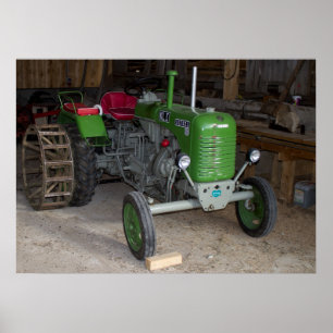 Poster Tracteur Green Steyr KL I