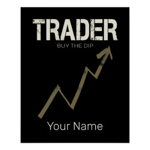 Poster Trader Acheter Le Trader Dip Day Et CryptoCurrency