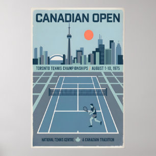 Poster Tradition de tennis de Toronto