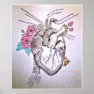 Poster Traduction par coeur