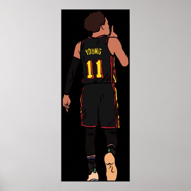 Poster Trae Young Silences The Garden (Devant)