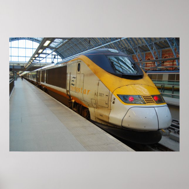 Poster Train à grande vitesse (Devant)