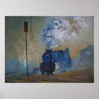 Poster train à vapeur