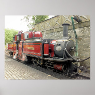 POSTER TRAIN À VAPEUR